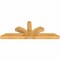 Ekena Millwork Richland Rough Sawn Timber Gable Bracket, Western Red Cedar, 84"W x 31"H x 6"D x 6"F, 9/12 Pitch GBW084X31X0606RIC00RWR - alternate 2